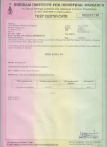 Test Certificate