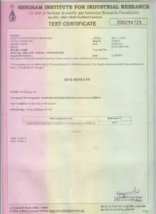 Test Certificate Bio